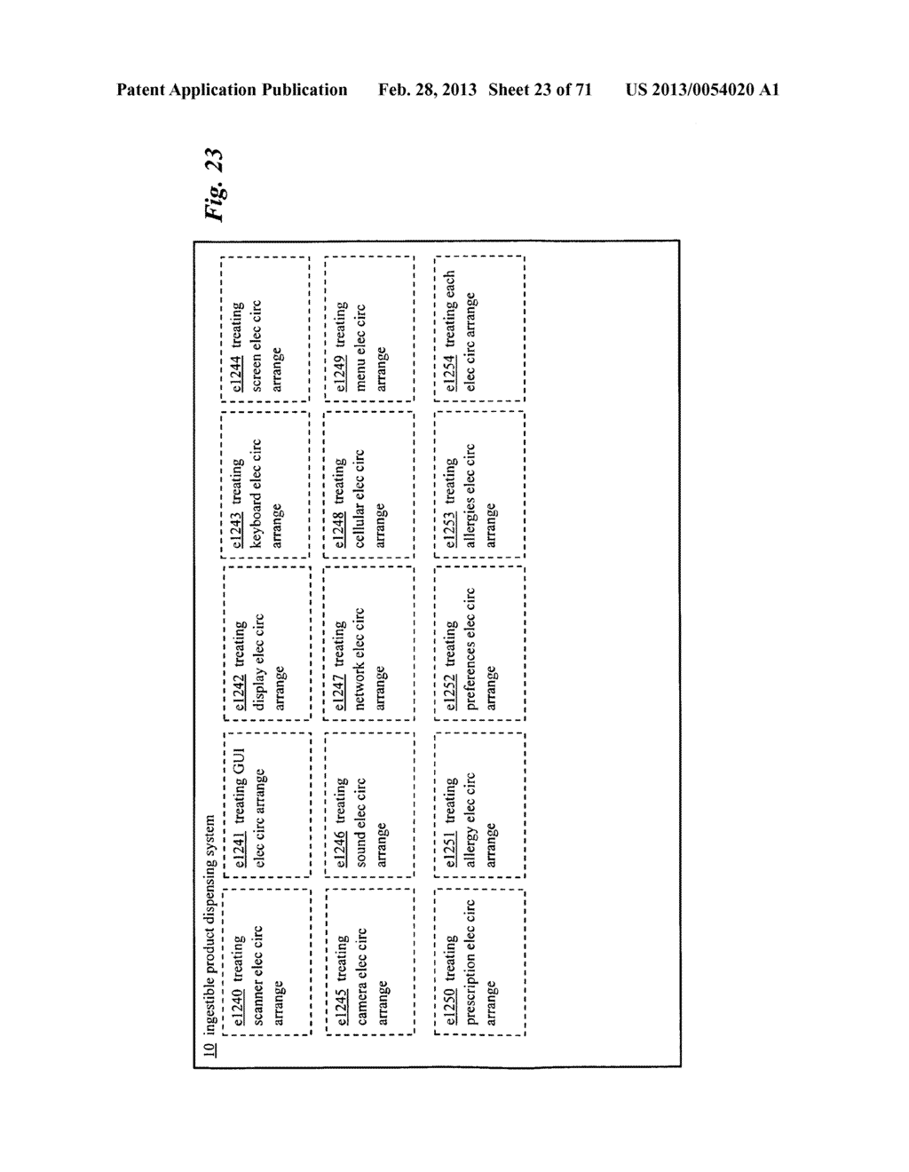 Treatment system and method for ingestible product dispensing system and     method - diagram, schematic, and image 24