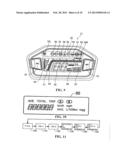 INSTANTANEOUS FUEL CONSUMPTION DISPLAYING DEVICE FOR VEHICLE diagram and image