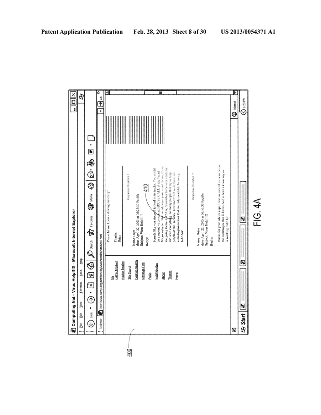 SYSTEMS AND METHODS FOR CONTEXTUALIZING SERVICES FOR INLINE MOBILE BANNER     ADVERTISING - diagram, schematic, and image 09