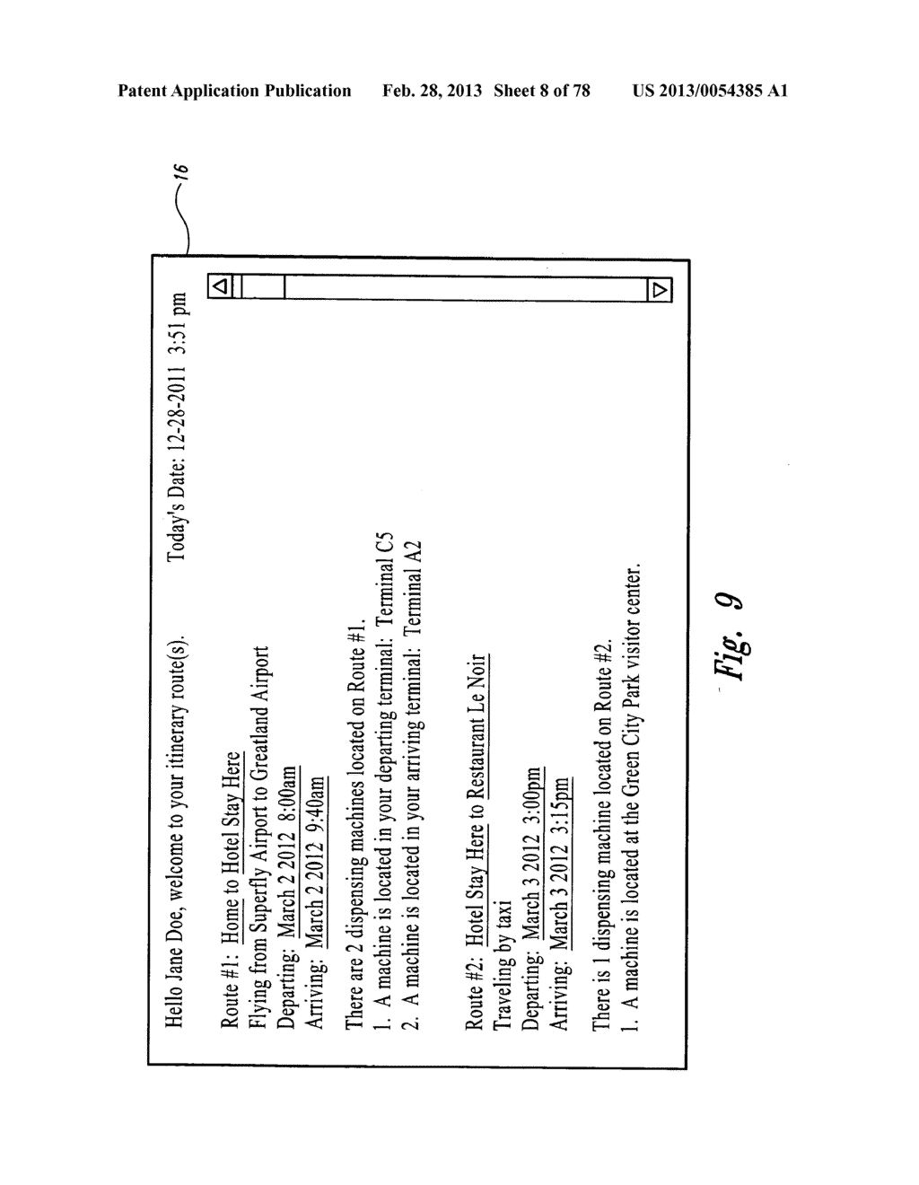 Itinerary integration system and method for vending network systems - diagram, schematic, and image 09