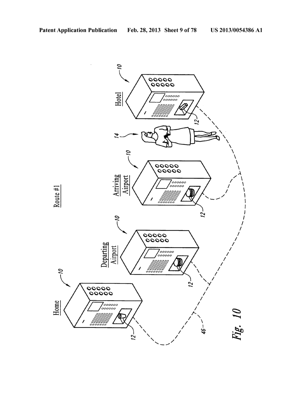 Itinerary integration system and method for vending network systems - diagram, schematic, and image 10