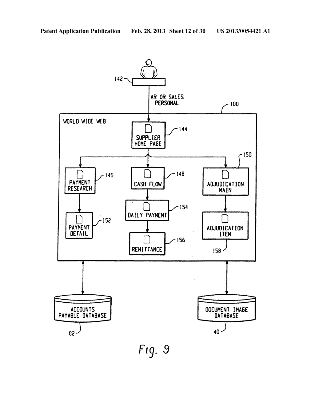 METHOD AND SYSTEM FOR PROCESSING TRANSACTIONS - diagram, schematic, and image 13