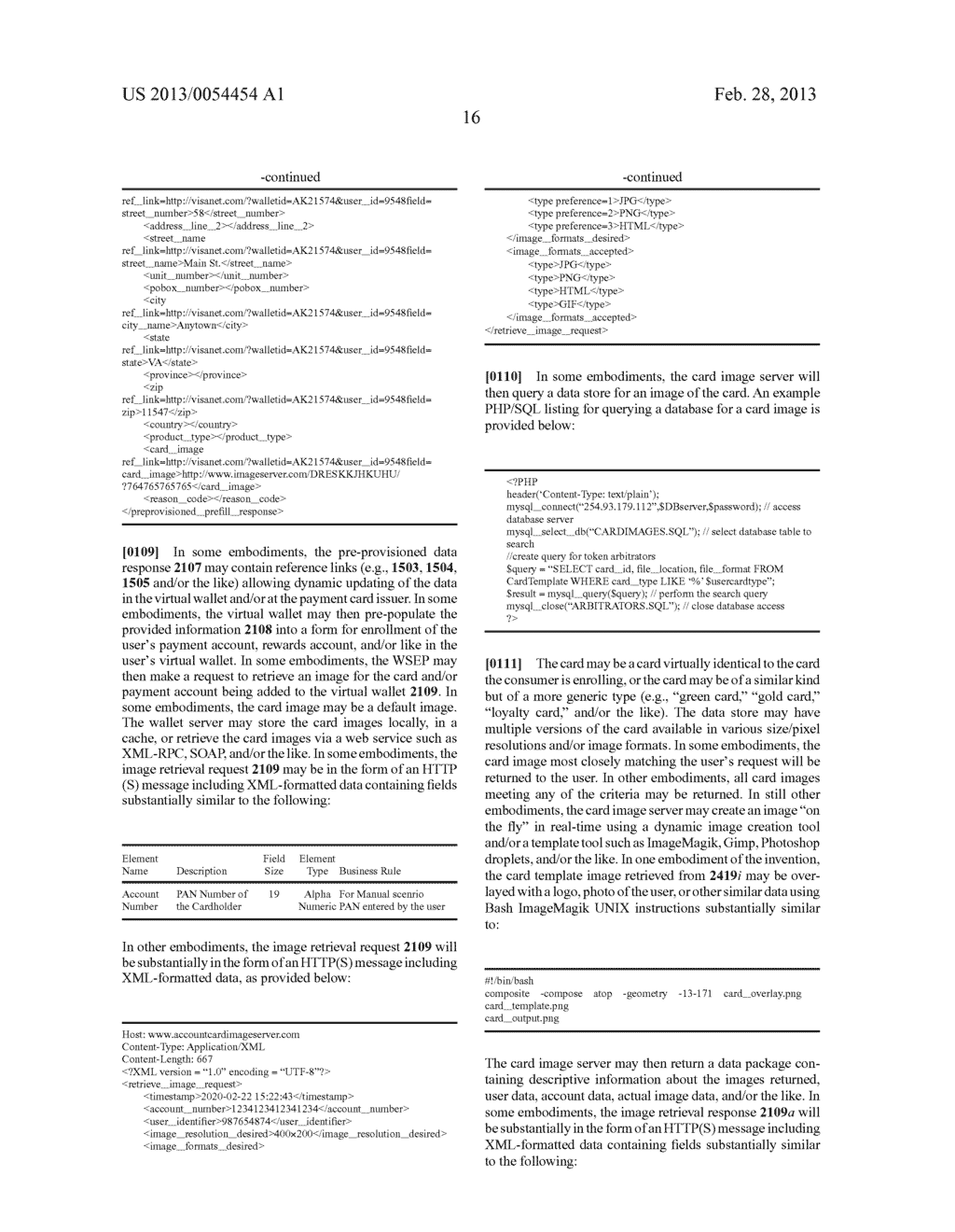 Wallet Service Enrollment Platform Apparatuses, Methods and Systems - diagram, schematic, and image 71