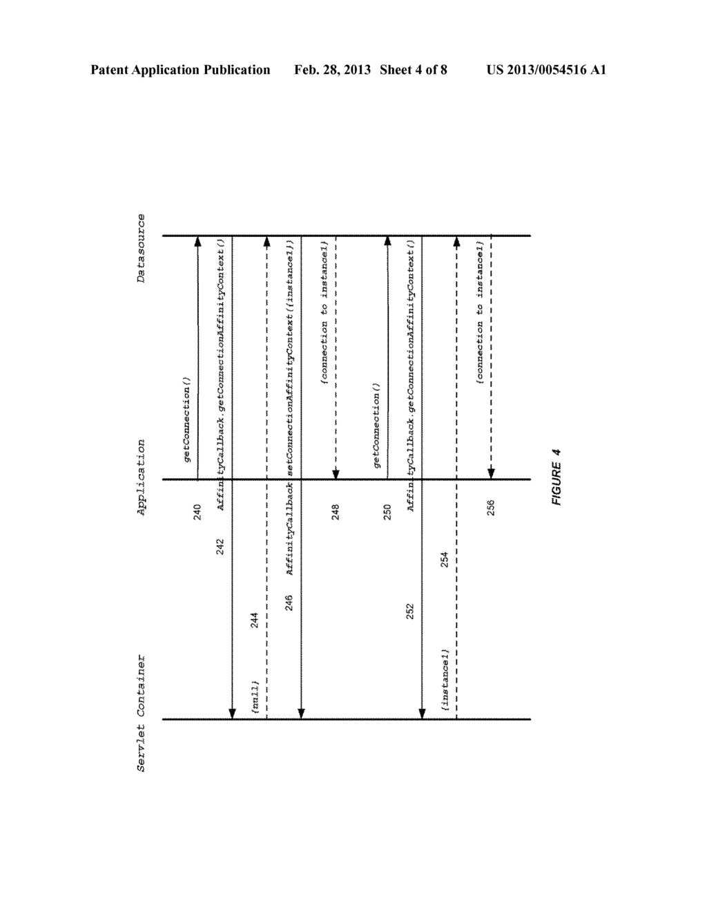 SYSTEM AND METHOD FOR PROVIDING SESSION AFFINITY IN A CLUSTERED DATABASE     ENVIRONMENT - diagram, schematic, and image 05