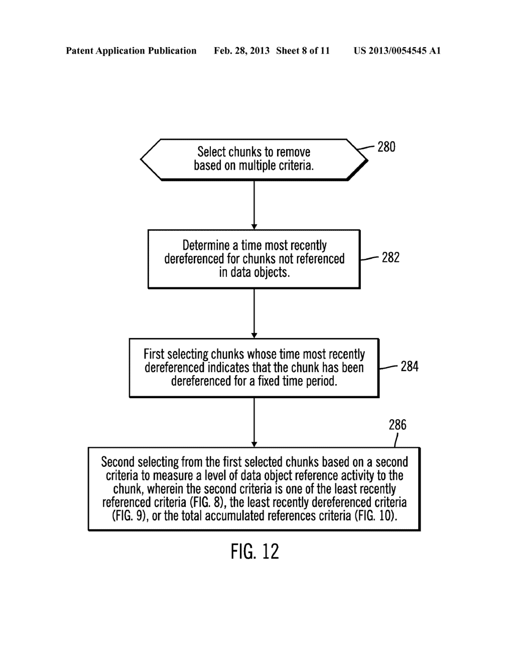 MANAGING DEREFERENCED CHUNKS IN A DEDUPLICATION SYSTEM - diagram, schematic, and image 09