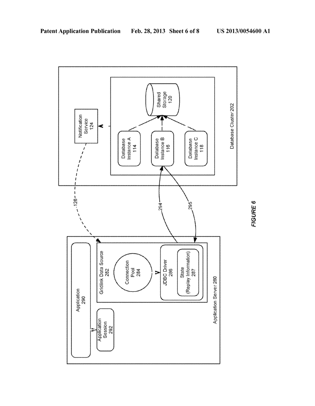 SYSTEM AND METHOD FOR IMPROVING APPLICATION CONNECTIVITY IN A CLUSTERED     DATABASE ENVIRONMENT - diagram, schematic, and image 07
