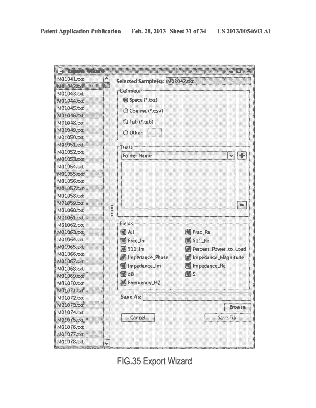 METHOD AND APPARATUS FOR CLASSIFYING KNOWN SPECIMENS AND MEDIA USING     SPECTRAL PROPERTIES AND IDENTIFYING UNKNOWN SPECIMENS AND MEDIA - diagram, schematic, and image 32