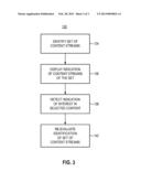 APPARATUS, AND ASSOCIATED METHOD, FOR FACILITATING CONTENT SELECTION diagram and image