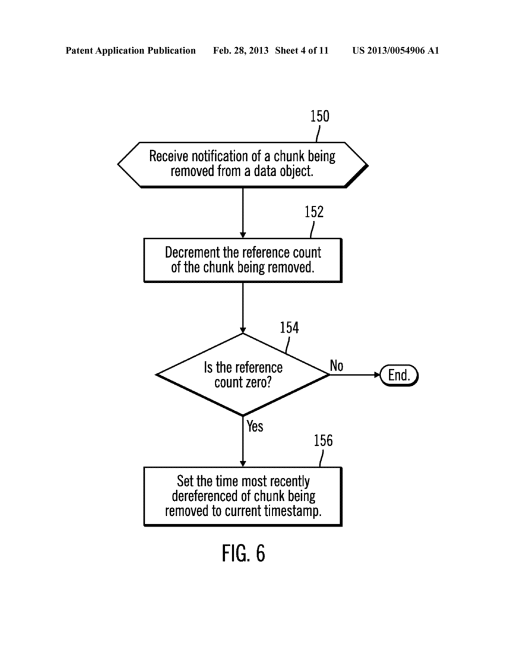 MANAGING DEREFERENCED CHUNKS IN A DEDUPLICATION SYSTEM - diagram, schematic, and image 05