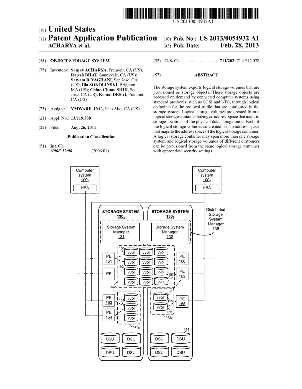 OBJECT STORAGE SYSTEM - diagram, schematic, and image 01