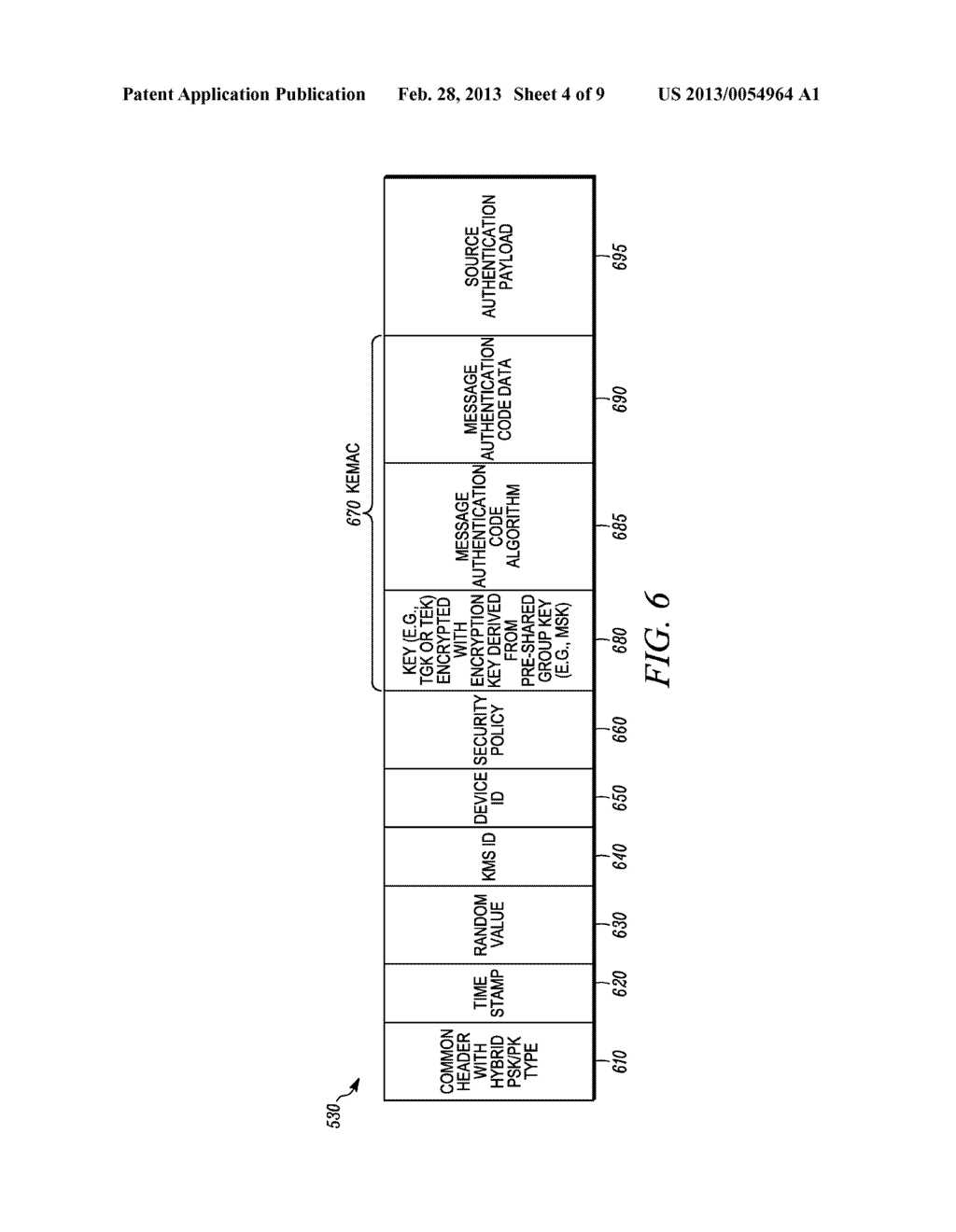 METHODS AND APPARATUS FOR SOURCE AUTHENTICATION OF MESSAGES THAT ARE     SECURED WITH A GROUP KEY - diagram, schematic, and image 05