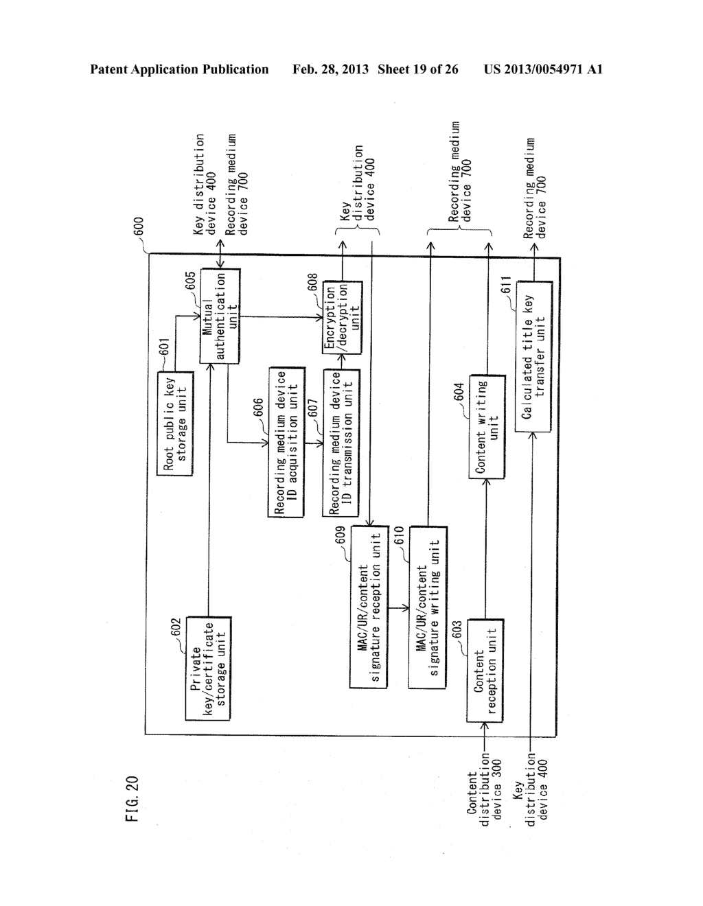 TERMINAL DEVICE, VERIFICATION DEVICE, KEY DISTRIBUTION DEVICE, CONTENT     PLAYBACK METHOD, KEY DISTRIBUTION METHOD, AND COMPUTER PROGRAM - diagram, schematic, and image 20