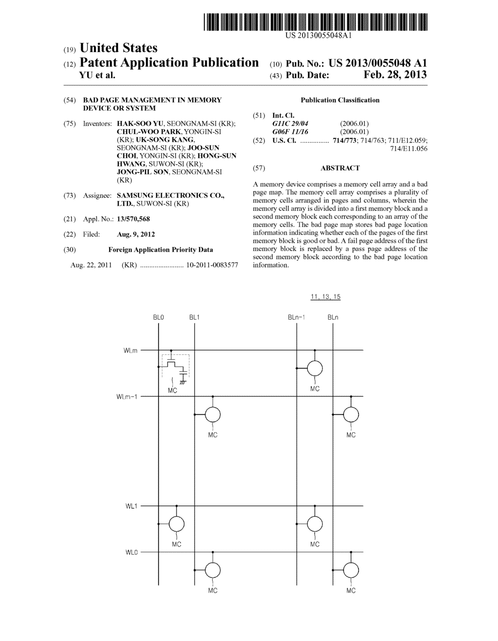 BAD PAGE MANAGEMENT IN MEMORY DEVICE OR SYSTEM - diagram, schematic, and image 01