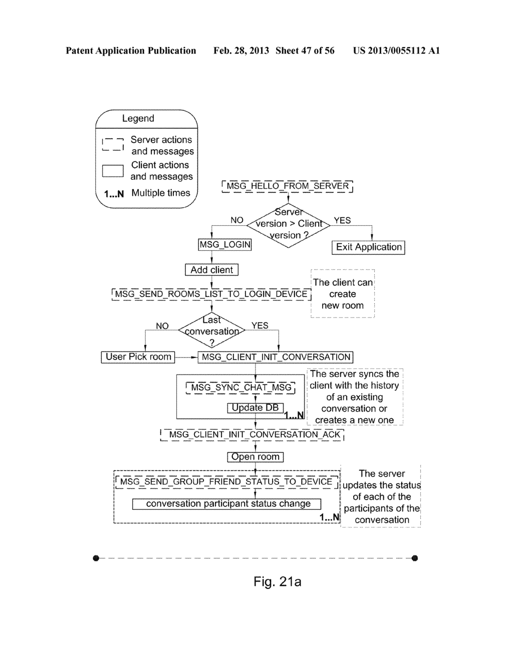 Computerized System And Method Supporting Message-Based Group     Communication Sessions - diagram, schematic, and image 48