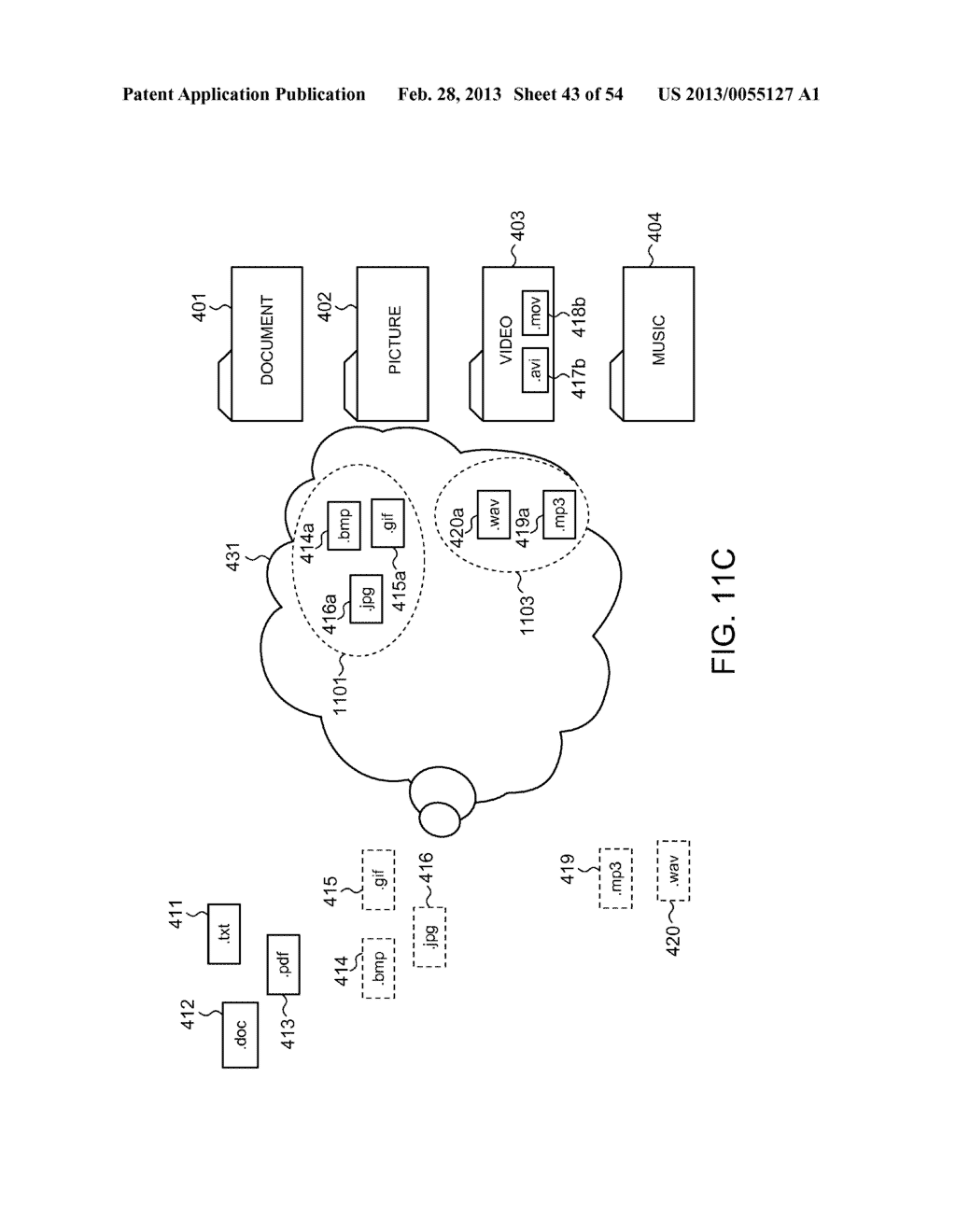 MANIPULATING MULTIPLE OBJECTS IN A GRAPHIC USER INTERFACE - diagram, schematic, and image 44