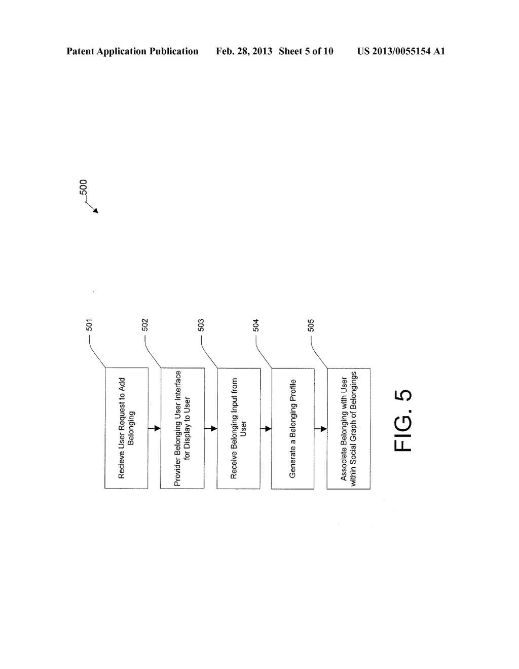 User Graphical Interface for Displaying a Belonging-Related Stream - diagram, schematic, and image 06