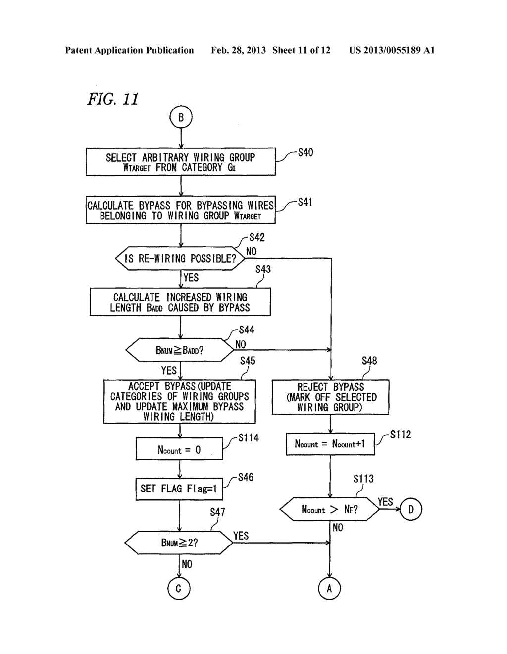 METHOD FOR IMPLEMENTING CIRCUIT DESIGN FOR INTEGRATED CIRCUIT AND COMPUTER     READABLE MEDIUM - diagram, schematic, and image 12