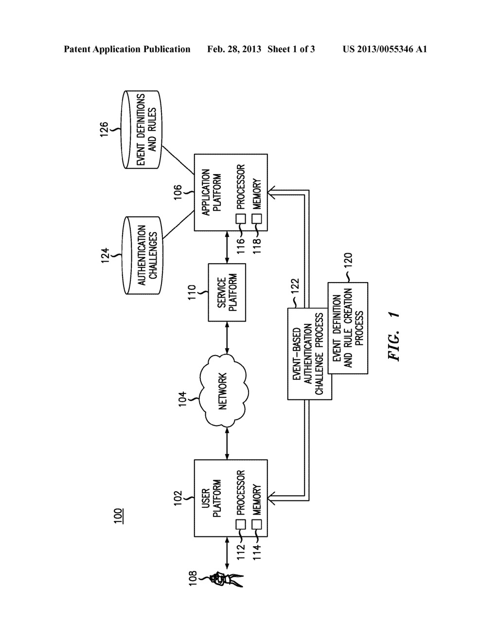 Event Driven Multi-Factor Authentications For Internet Transactions - diagram, schematic, and image 02