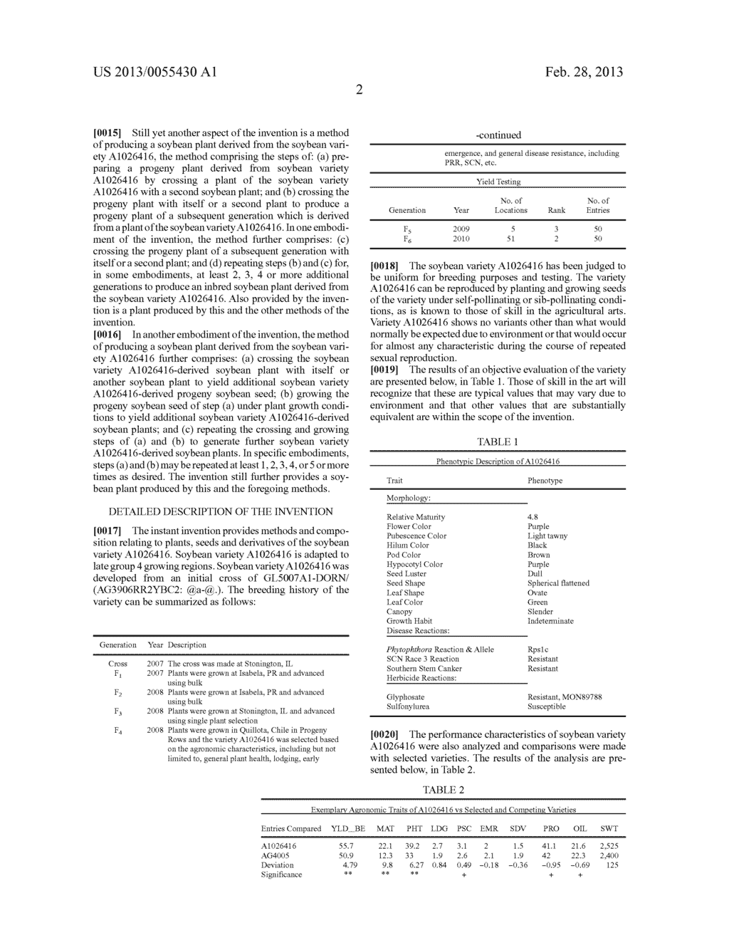 SOYBEAN VARIETY A1026416 - diagram, schematic, and image 03