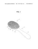 Branched Hairbrush Tines And A Hairbrush Incorporating Branched Tines diagram and image