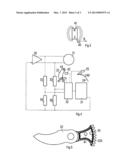 DEVICE FOR CONTROLLING THE RELATIVE POSITIONING OF TWO ELEMENTS, SUCH AS     THE BLADES OF SECATEUR-TYPE CUTTING TOOLS,  AND A CUTTING TOOL COMPRISING     SAME diagram and image