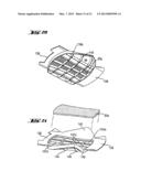 Shoe-Reinforcement Material and Barrier Unit, Composite Shoe Sole, and     Footwear Constituted Thereof diagram and image