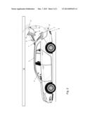 MOTOR VEHICLE WITH A REAR FLAP diagram and image