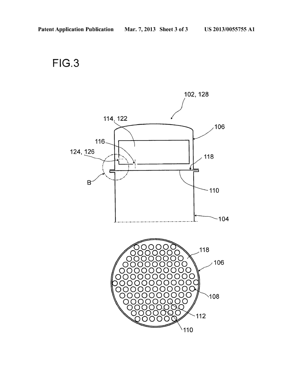 DISTRIBUTOR DEVICE FOR DISTRIBUTING LIQUID TO TUBES OF A TUBE-BUNDLE     APPARATUS, AND ALSO TUBE-BUNDLE APPARATUS, IN PARTICULAR FALLING-FILM     EVAPORATOR - diagram, schematic, and image 04