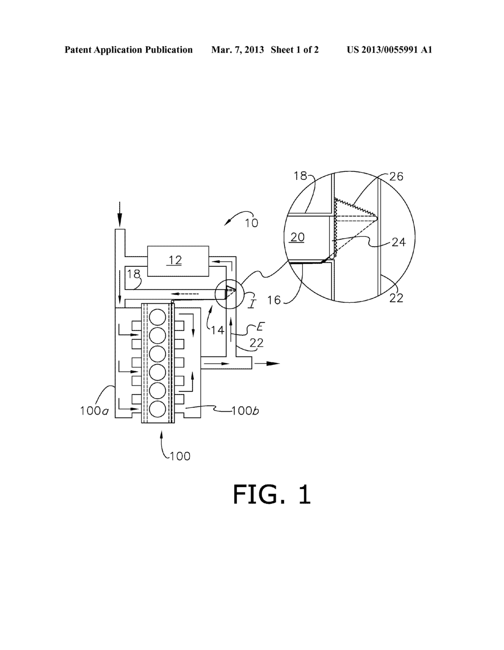 EXHAUST GAS RECIRCULATION SYSTEM HAVING ACTIVE MATERIAL ACTUATED BY-PASS - diagram, schematic, and image 02