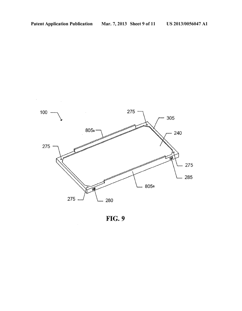 PHOTOVOLTAIC MODULE WITH SEALED PERIMETER AND METHOD OF FORMATION - diagram, schematic, and image 10