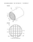 METHOD FOR CUTTING HONEYCOMB MOLDED BODY AND METHOD FOR MANUFACTURING     HONEYCOMB STRUCTURE diagram and image