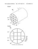 METHOD FOR CUTTING HONEYCOMB MOLDED BODY AND METHOD FOR MANUFACTURING     HONEYCOMB STRUCTURE diagram and image