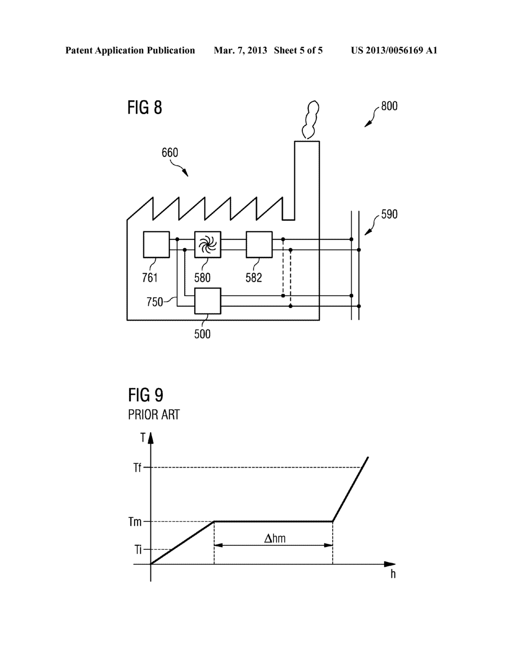 Energy handling system comprising an energy storage device with a phase     change material - diagram, schematic, and image 06