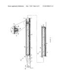 Rooftop Cooling and Rainwater Retention Panel and System diagram and image