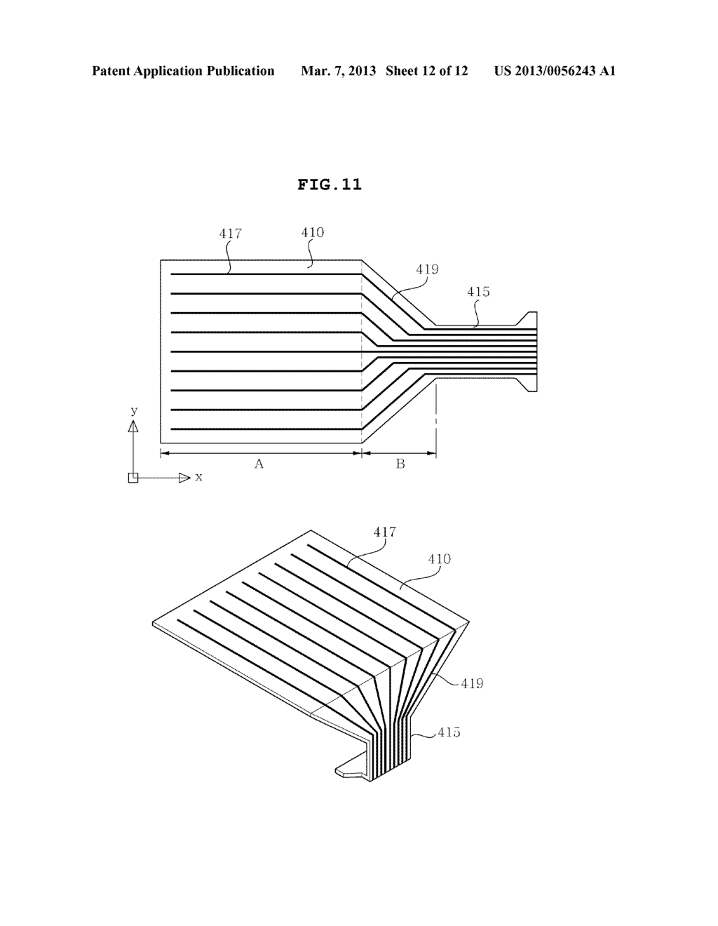 DISPLAY DEVICE INCLUDING TOUCH PANEL - diagram, schematic, and image 13