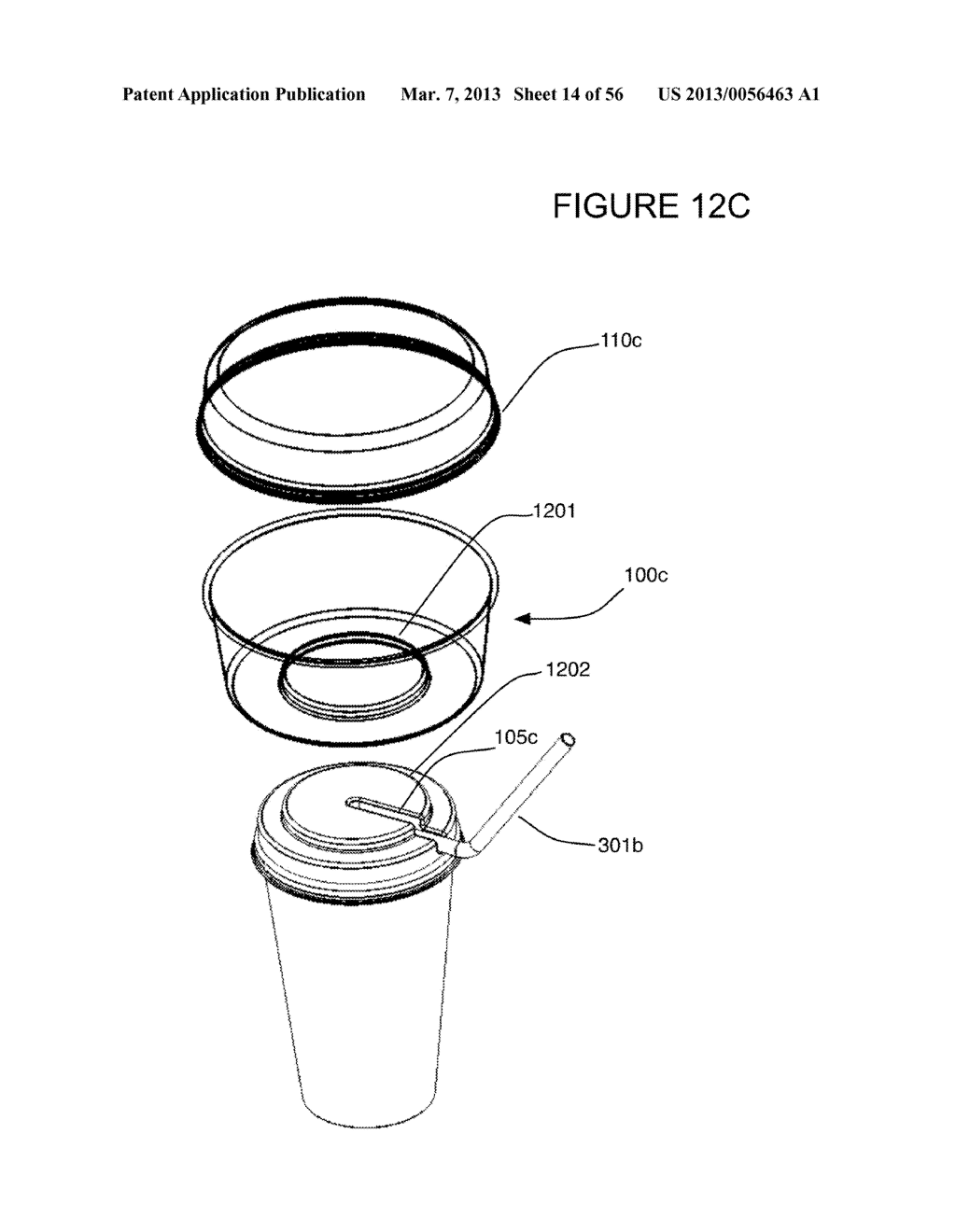 LID WITH INTEGRATED CONTAINER - diagram, schematic, and image 15