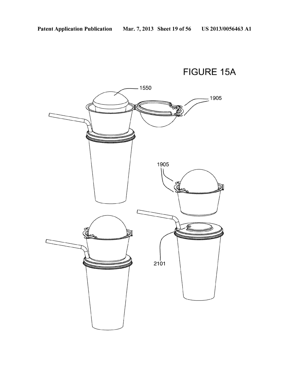 LID WITH INTEGRATED CONTAINER - diagram, schematic, and image 20