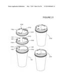 LID WITH INTEGRATED CONTAINER diagram and image