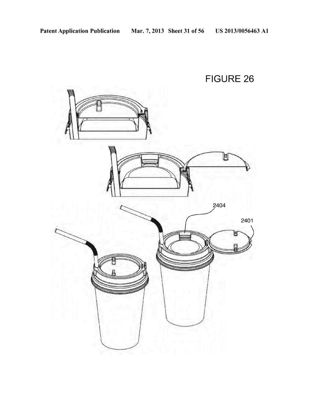 LID WITH INTEGRATED CONTAINER - diagram, schematic, and image 32