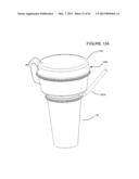 CUP LID WITH INTEGRATED CONTAINER diagram and image