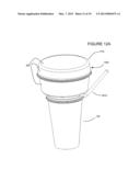 CUP LID WITH INTEGRATED CONTAINER diagram and image