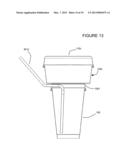 CUP LID WITH INTEGRATED CONTAINER diagram and image