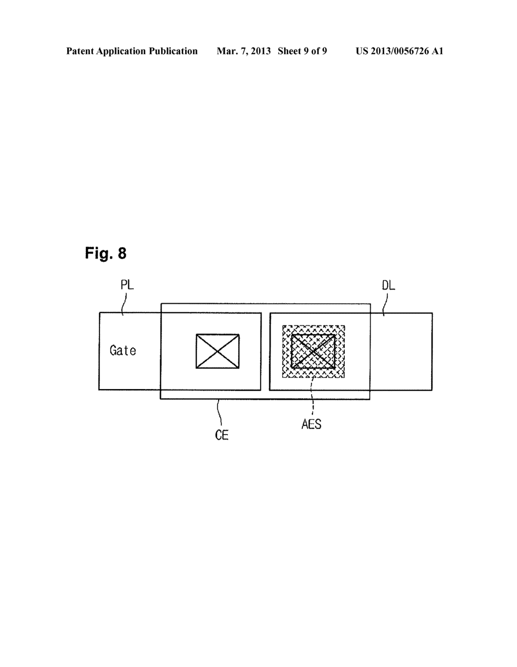 FLAT PANEL DISPLAY DEVICE WITH OXIDE THIN FILM TRANSISTOR AND METHOD FOR     FABRICATING THE SAME - diagram, schematic, and image 10