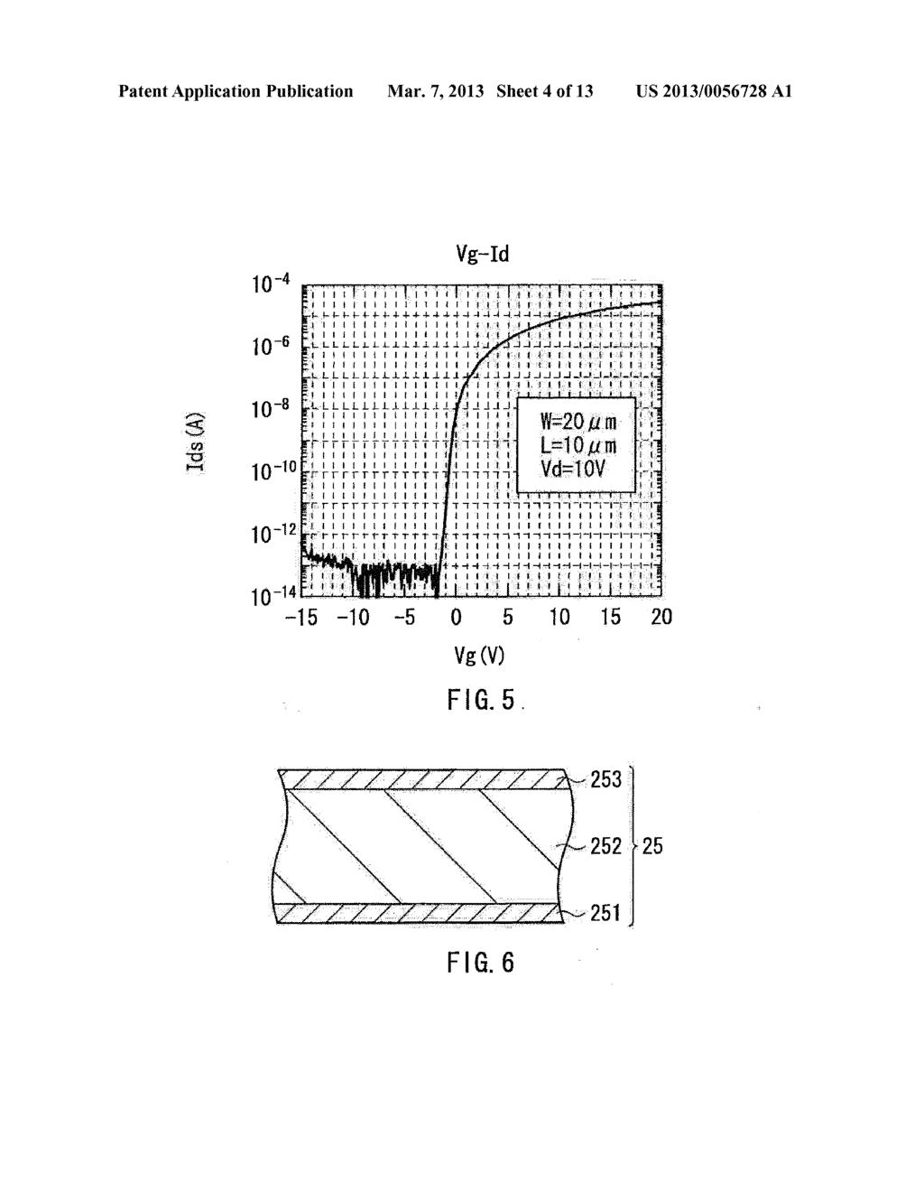 THIN FILM TRANSISTOR AND DISPLAY DEVICE - diagram, schematic, and image 05