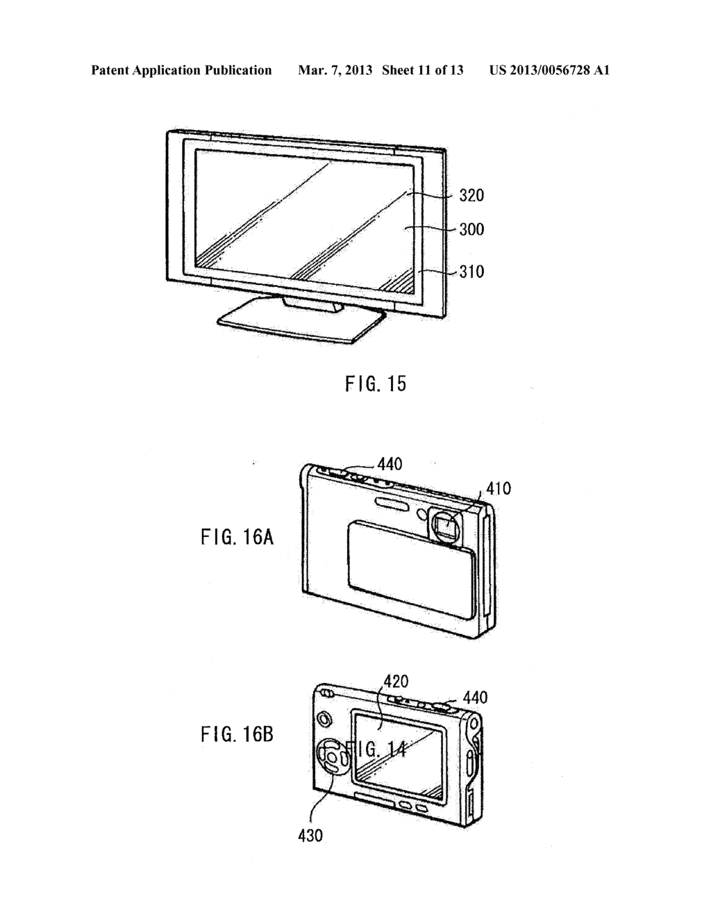 THIN FILM TRANSISTOR AND DISPLAY DEVICE - diagram, schematic, and image 12