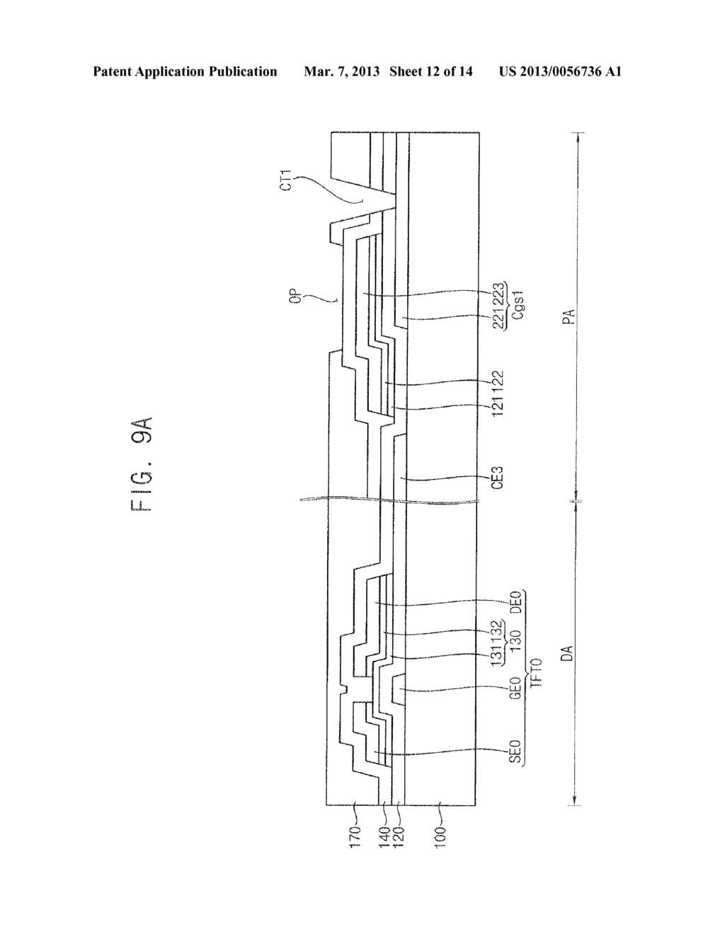 GATE DRIVING CIRCUIT, DISPLAY SUBSTRATE HAVING THE SAME AND METHOD OF     MANUFACTURING THE DISPLAY SUBSTRATE - diagram, schematic, and image 13