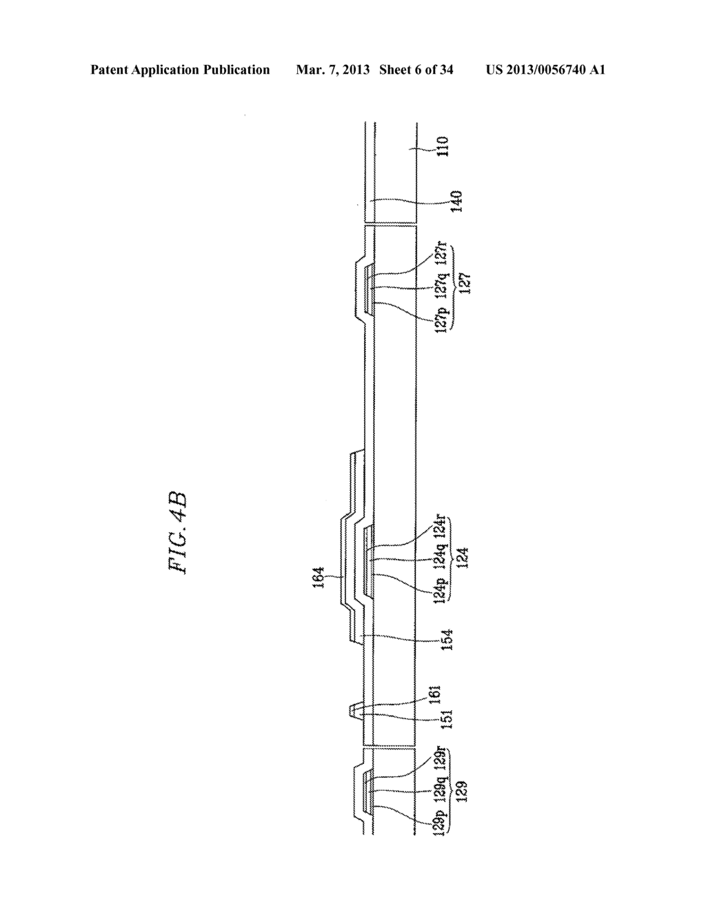 THIN FILM TRANSISTOR ARRAY PANEL INCLUDING LAYERED LINE STRUCTURE AND     METHOD FOR MANUFACTURING THE SAME - diagram, schematic, and image 07