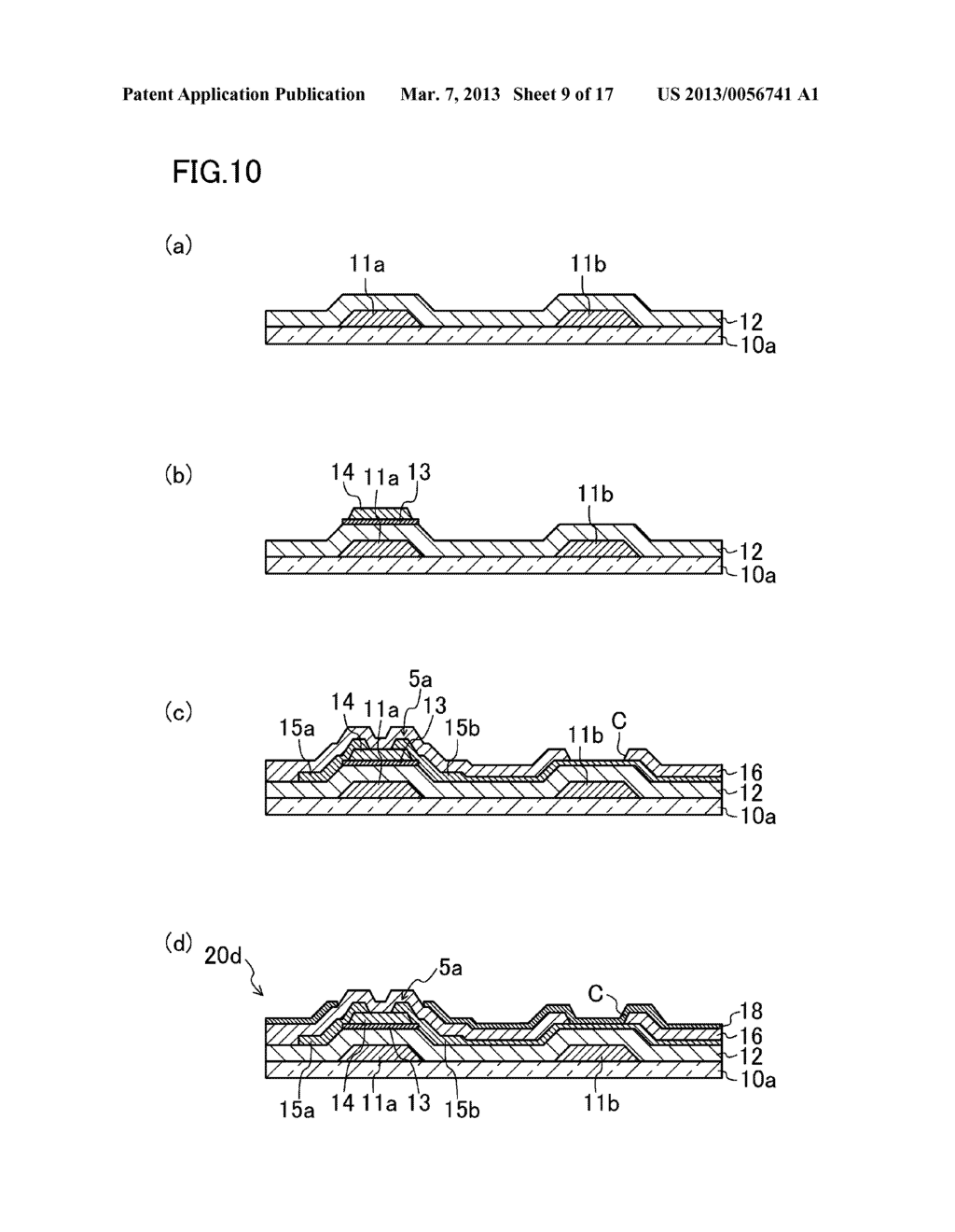 DISPLAY PANEL AND THIN FILM TRANSISTOR SUBSTRATE - diagram, schematic, and image 10