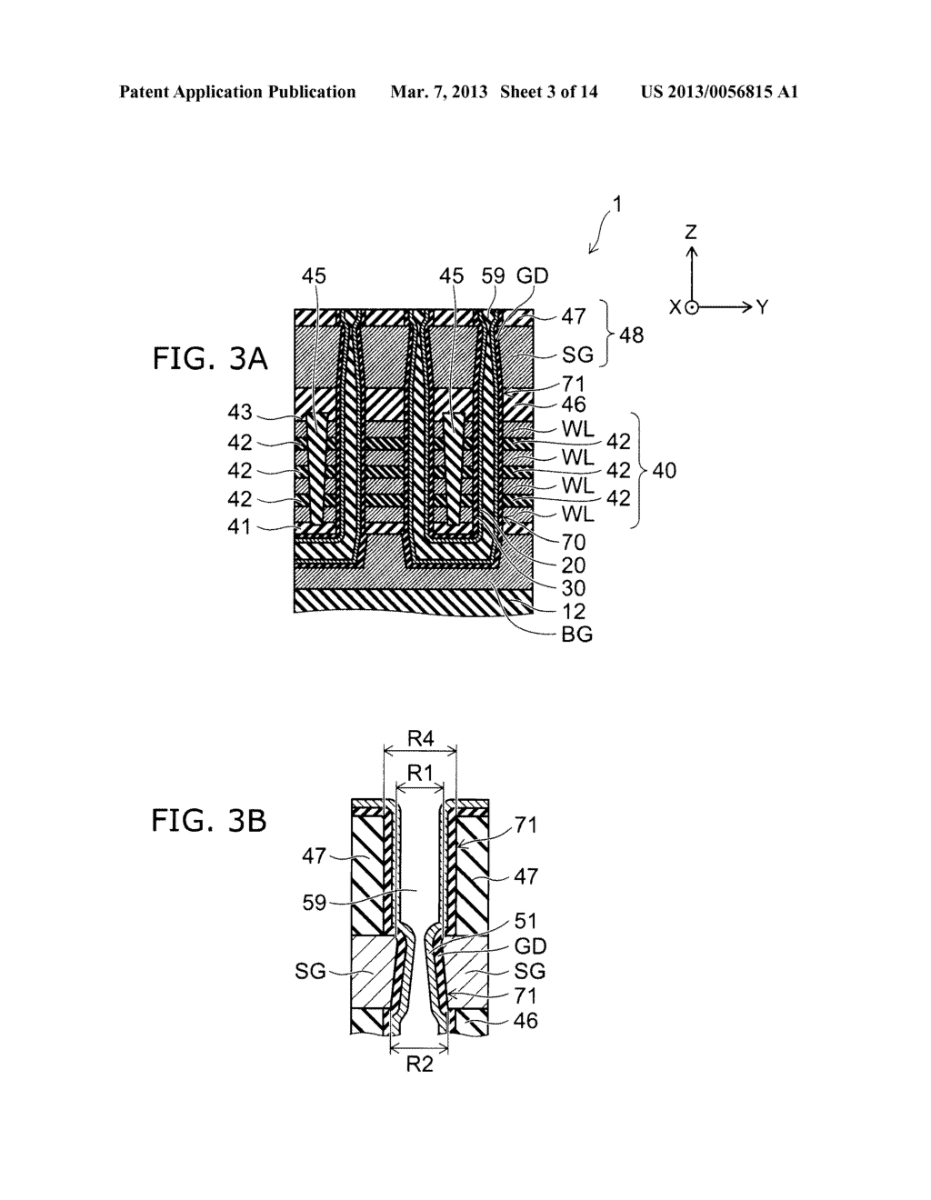 NONVOLATILE SEMICONDUCTOR MEMORY DEVICE AND METHOD FOR MANUFACTURING THE     SAME - diagram, schematic, and image 04
