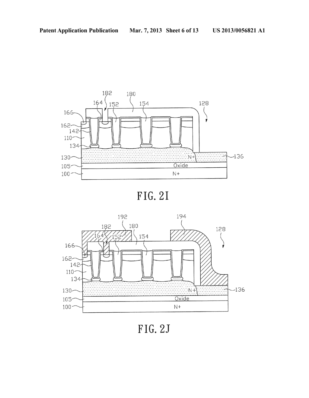 TRENCHED POWER SEMICONDUCTOR DEVICE AND FABRICATION METHOD THEREOF - diagram, schematic, and image 07